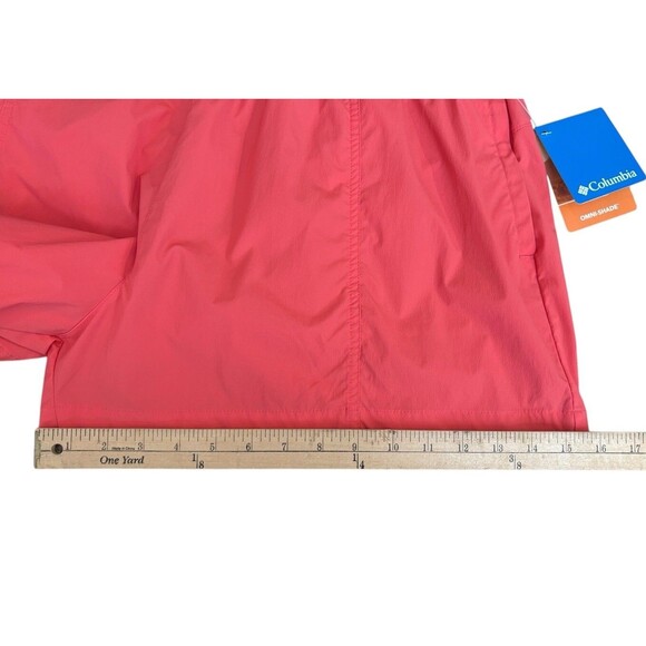 Columbia Boundless Trek Active Shorts Women's Large Regular Fit Coral UPF 50 - Picture 6 of 13